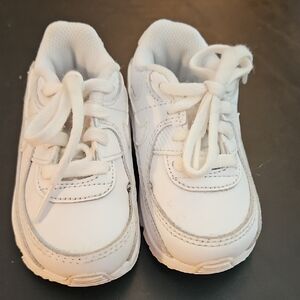 Nike Kids White Sneakers Size 4.5